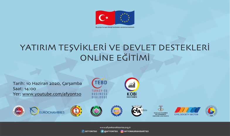 YATIRIM TEŞVİKLERİ VE DEVLET DESTEKLERİ ONLINE EĞİTİMİ